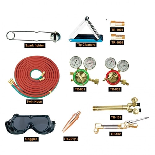 طقم لحام وقص تايواني ( JW-701 + JW-702 ) موديل TOW...