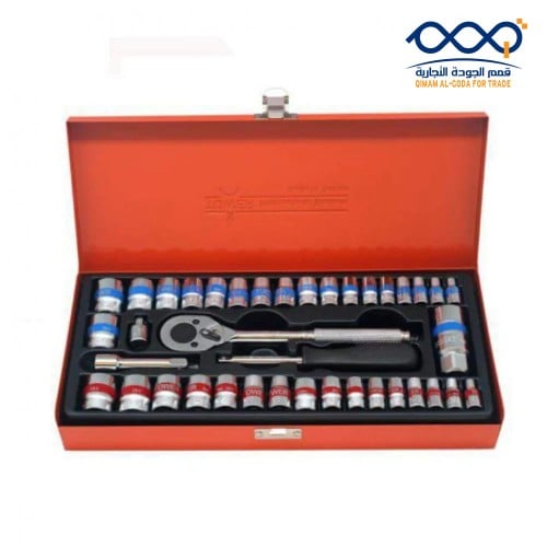 طقم حبوب ( 1/4 بوصة + 3/8 بوصة ) 40 قطعة TOWER