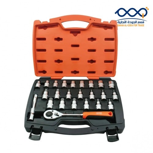 طقم حبوب ( M + T + E ) قصير 1/2 بوصة 24 قطعة TOWER