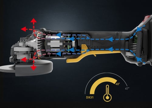 صاروخ بطارية 4.5 بوصة 18 فولت 4 امبير CAT DX31