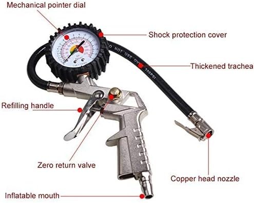 مسدس هواء مع ساعة بنشر