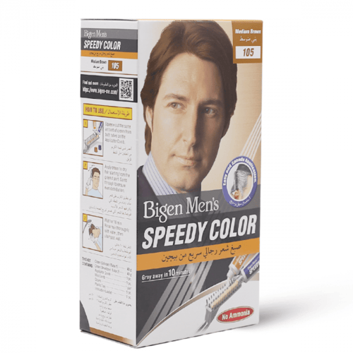 Bigen Men Speedy Color 105 Medium Brown 80g