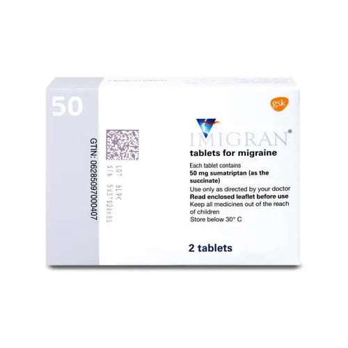 ايميجران 50 مجم 2 أقراص
