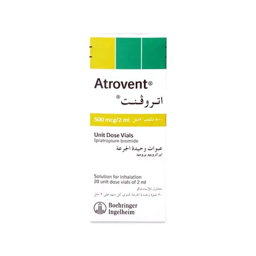 Atrovent 500mcg/2ml UDV Solution For Inhalation 20...