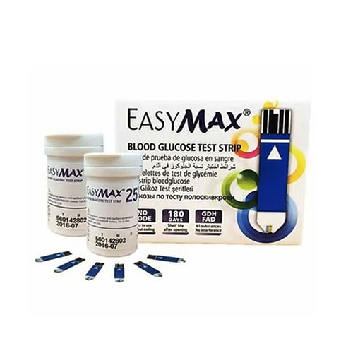 Easymax Blood Glucose Test Strip 50