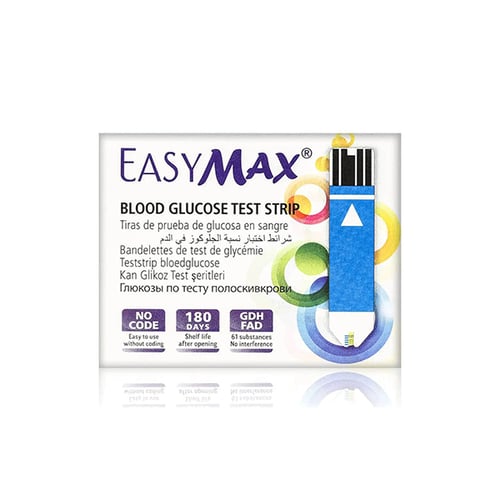 Easymax Blood Glucose Test Strip 50