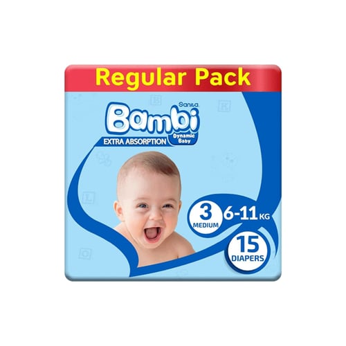 بامبي سانيتا 3 حفاضات 15