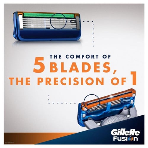 Gillette Fusion 5 Razor Head Refiller 4Pcs