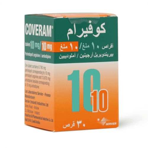 Coveram 10/10mg Tablet 30