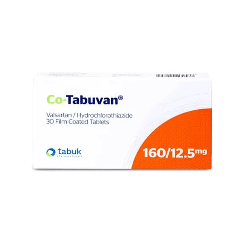 Co-Tabuvan 160/12.5mg Tablet 30