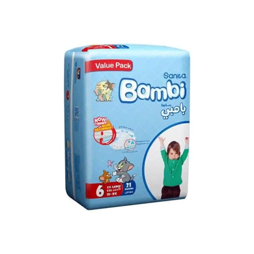 بامبي سانيتا 6 حفاضات 21
