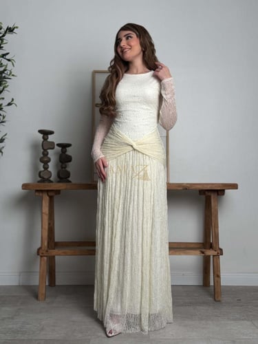 فستان سكري دانتيل