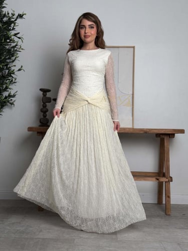 فستان سكري دانتيل