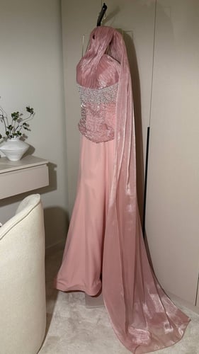 فستان بنكي بخرز لول