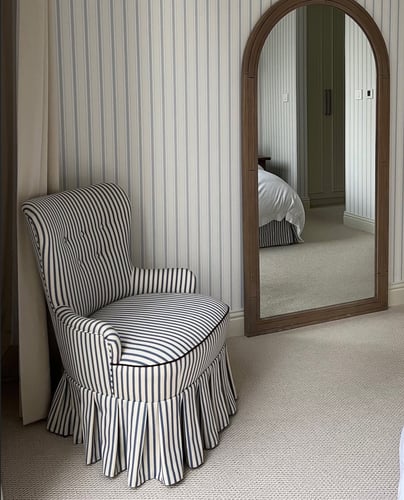 Striped chair
