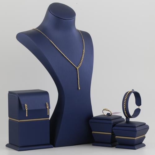 طقم ذهب جنزير و كرات الليزر - عيار 21