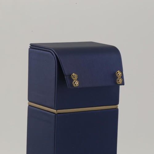 طقم ذهب دورين مبروم ورود - عيار 21