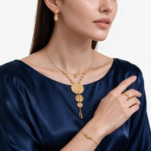 طقم ذهب - عيار 21