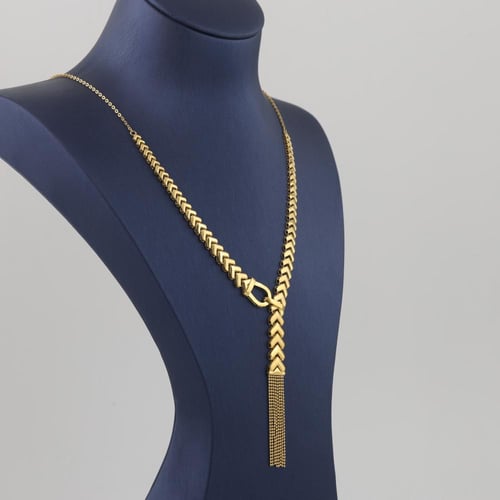 طقم ذهب اسهم مطفية و لماعة - عيار 21