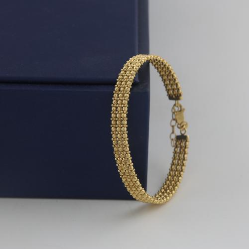 اسوارة ذهب واقف كرات الليزر - عيار 18