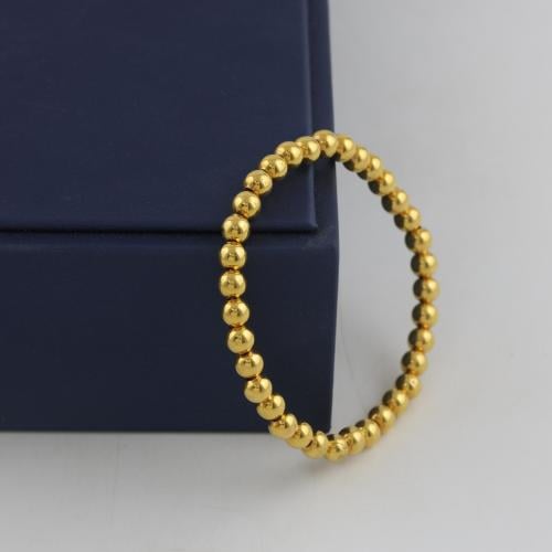 Gold bracelet with shiny balls - 21 karat