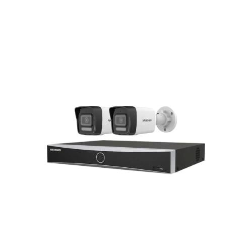 2 كاميرات مراقبة -IP بدقة 6 ميجابكسل+ جهاز تسجيل +...