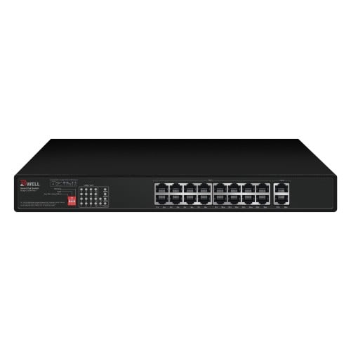 سويتش بي ويل 16 منفذ جيجا Bwell Switch 16 Port Gig...