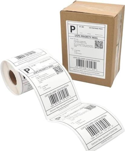 5 كرتون ورق بوليصات الشحن الكرتون 20 رول مقاس 100*...