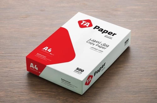 ورق تصوير A4 حزمة 5 حبات ورقة شديدة البياض مقاس A4...