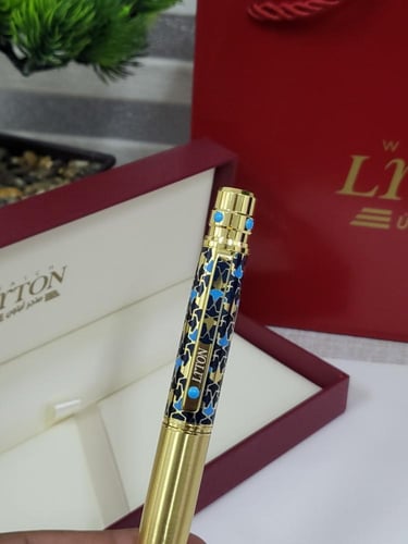 قلم ليتون ذهبي تيفاني