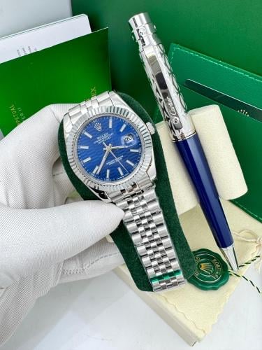 طقم ساعة رولكس مع قلم كارتير