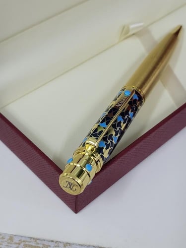 قلم ليتون ذهبي تيفاني