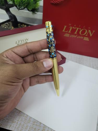 قلم ليتون ذهبي تيفاني