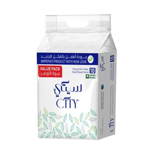 سيتي طقم علب مناديل وجه طبقتين 150منديل 3علبة