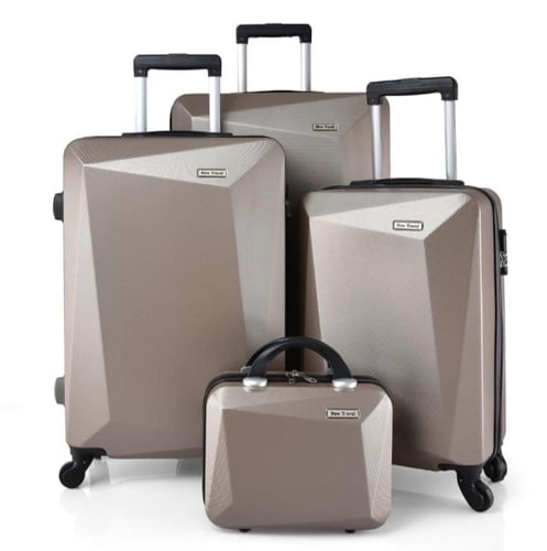 نيو ترافيل حقيبة سفر ترولي فيبر BR989