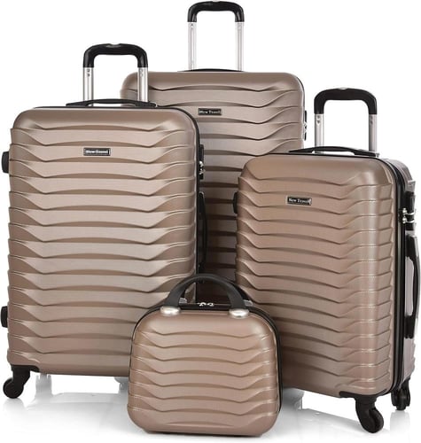 نيو ترافيل حقيبة سفر ترولي فيبر 855