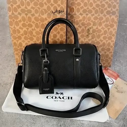 شنطة كوتش نسائية سوداء | COACH بتصميم أنيق وعملي