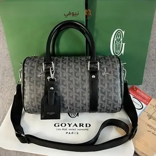 شنطة جويارد GOYARD رمادي نسائية | حقيبة كتف فاخرة