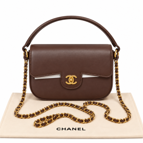 شنطة شانيل CHANEL نسائية لون كوفي