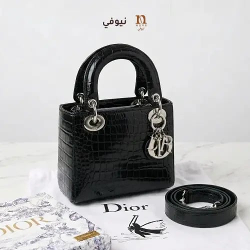 شنطة ديور نسائية صغيرة أسود