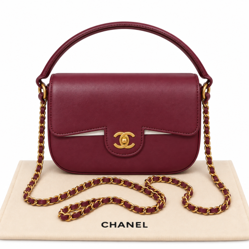 شنطة شانيل CHANEL نسائية لون أحمر