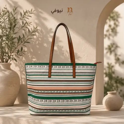 شنطة CHCH نسائية خضراء جلد – تصميم عصري