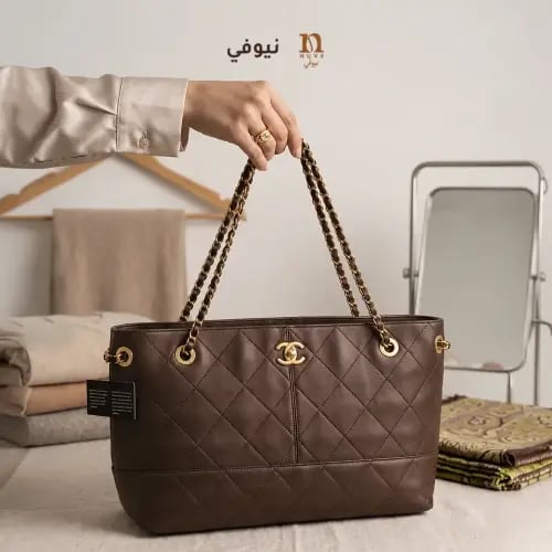 شنطة شانيل كوفي نسائية | حقيبة جلد فاخرة