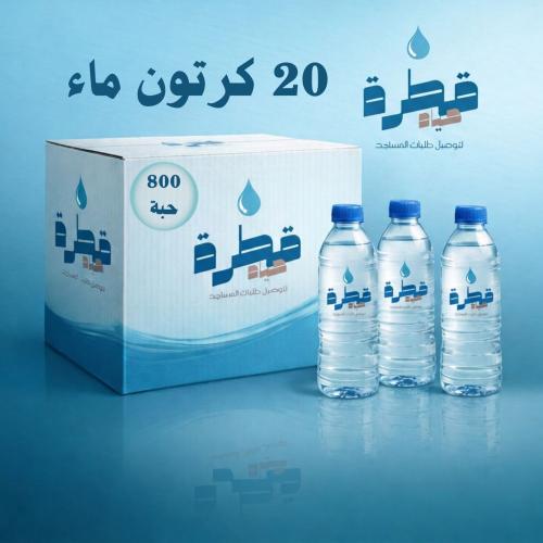 20 cartons of water (800 pieces)