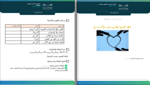حقيبة الموجه الطلابي لتوثيق أعماله وفق عناصر الأدا...