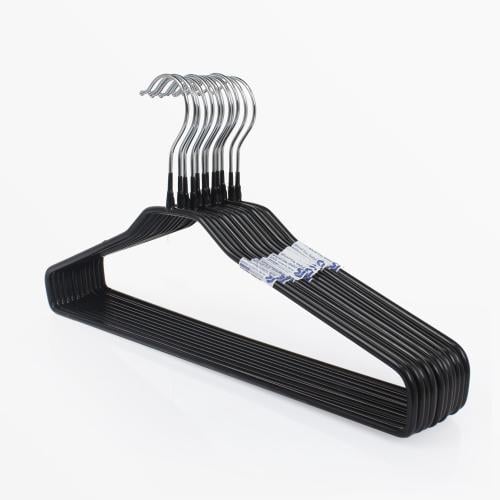 6 حبة علاقة ملابس حديد ملبس ربل متين43سم