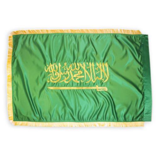 علم المملكة قماش تطريز 150/100