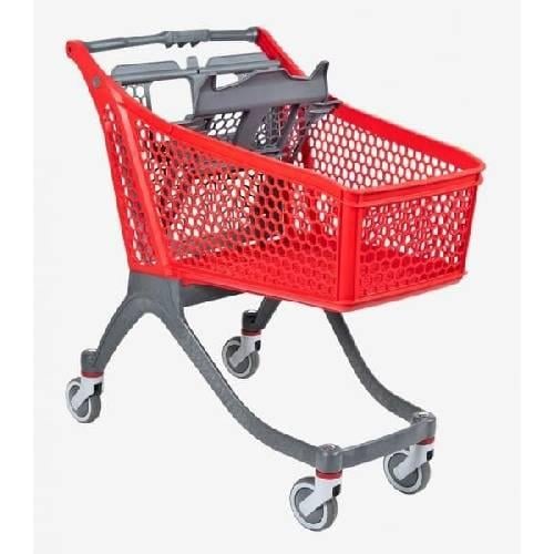 عربة تسوق بلاستيكية بعجلات – تصميم عصري وخفيف للسو...