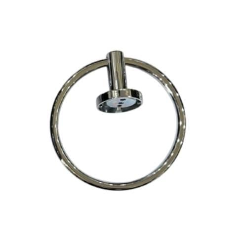 حامل مناشف حلقي كروم لامع – تصميم أنيق ومتين للحما...