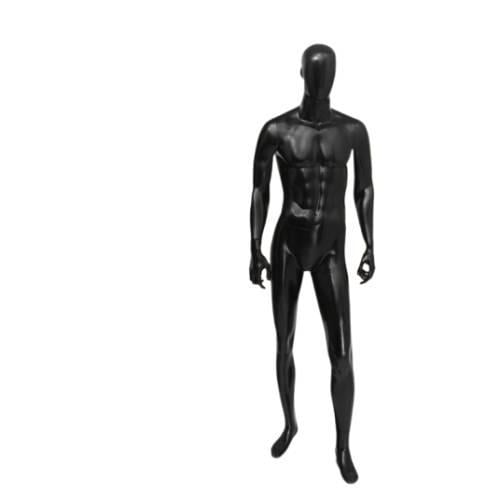 مانيكان عرض رجالي أسود – دمية عرض أزياء للمحلات وا...